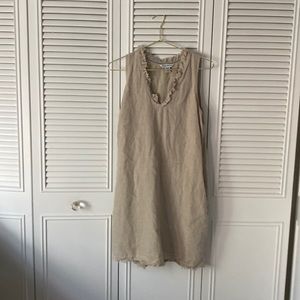 Linen, shift dress-Tommy Bahsma